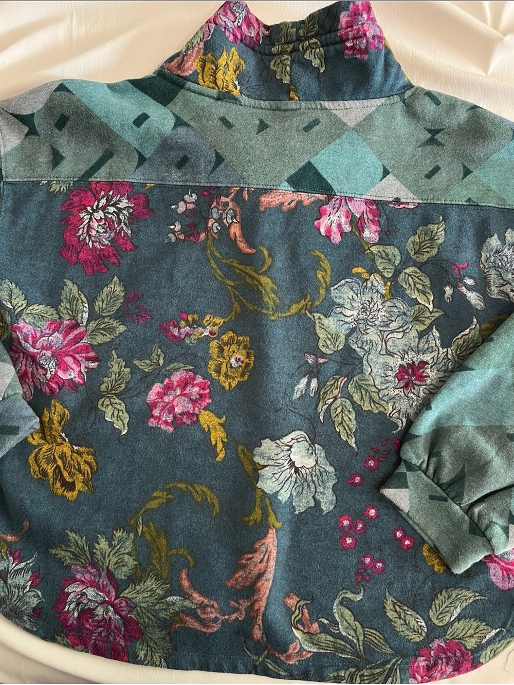 Anthropologie Daily Drills Floral Sweatshirt ✨🌸 - Picture 6 of 7